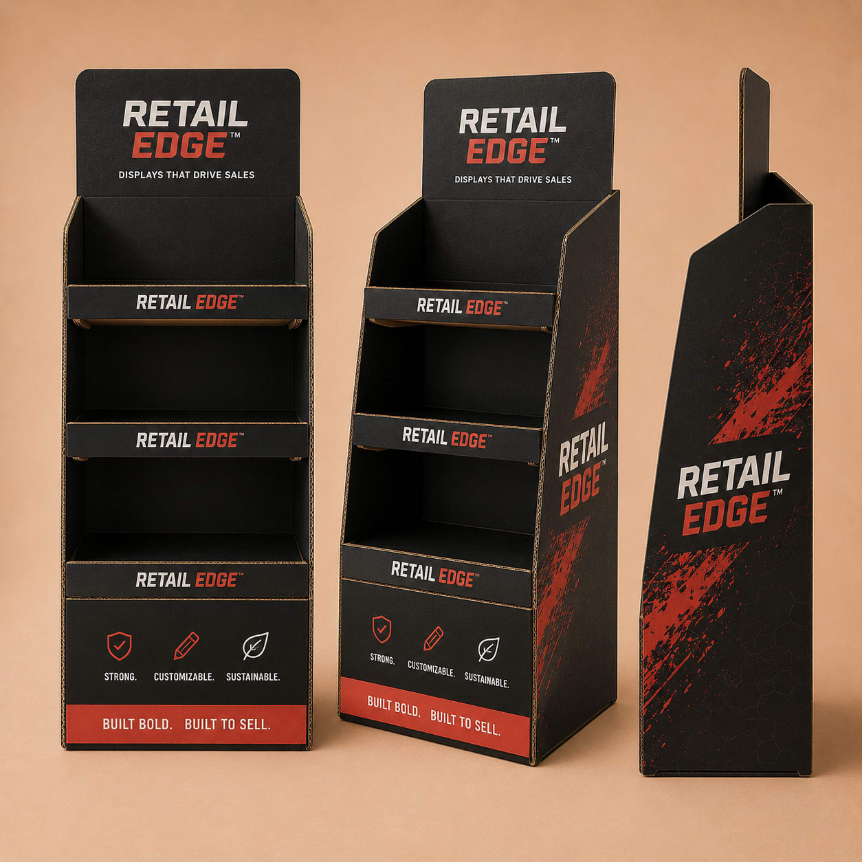 Custom Cardboard Display Stands — view 1