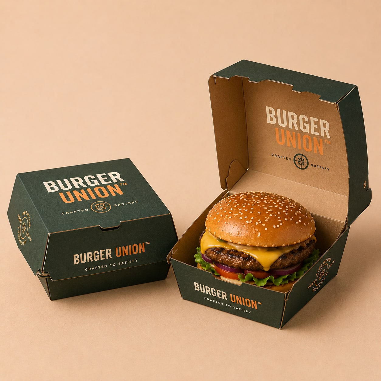 Custom Hamburger Boxes — view 1