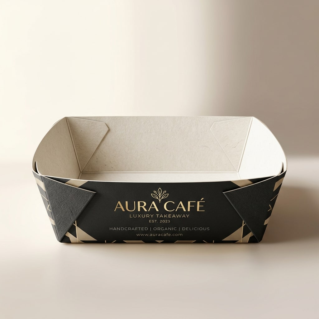 Disposable Paper Food Trays — view 1
