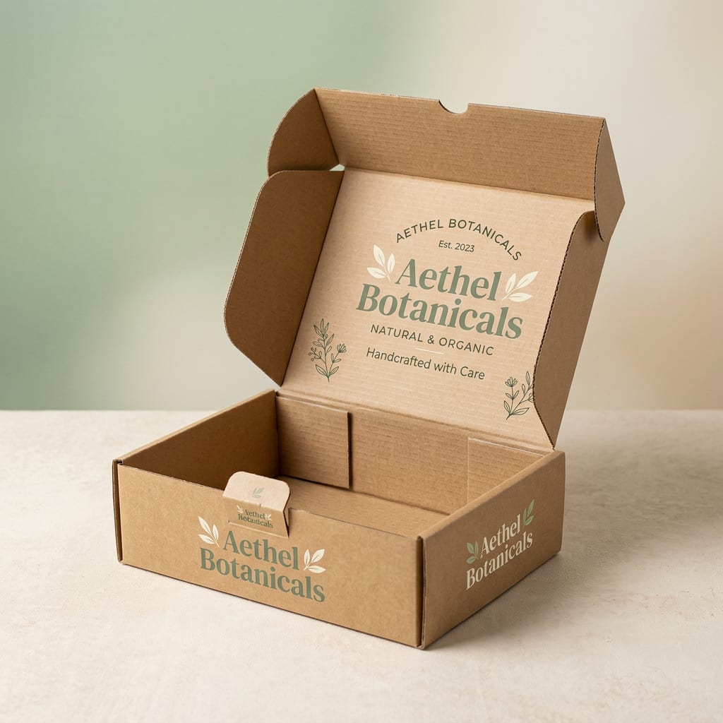 Kraft Mailer Boxes — view 1