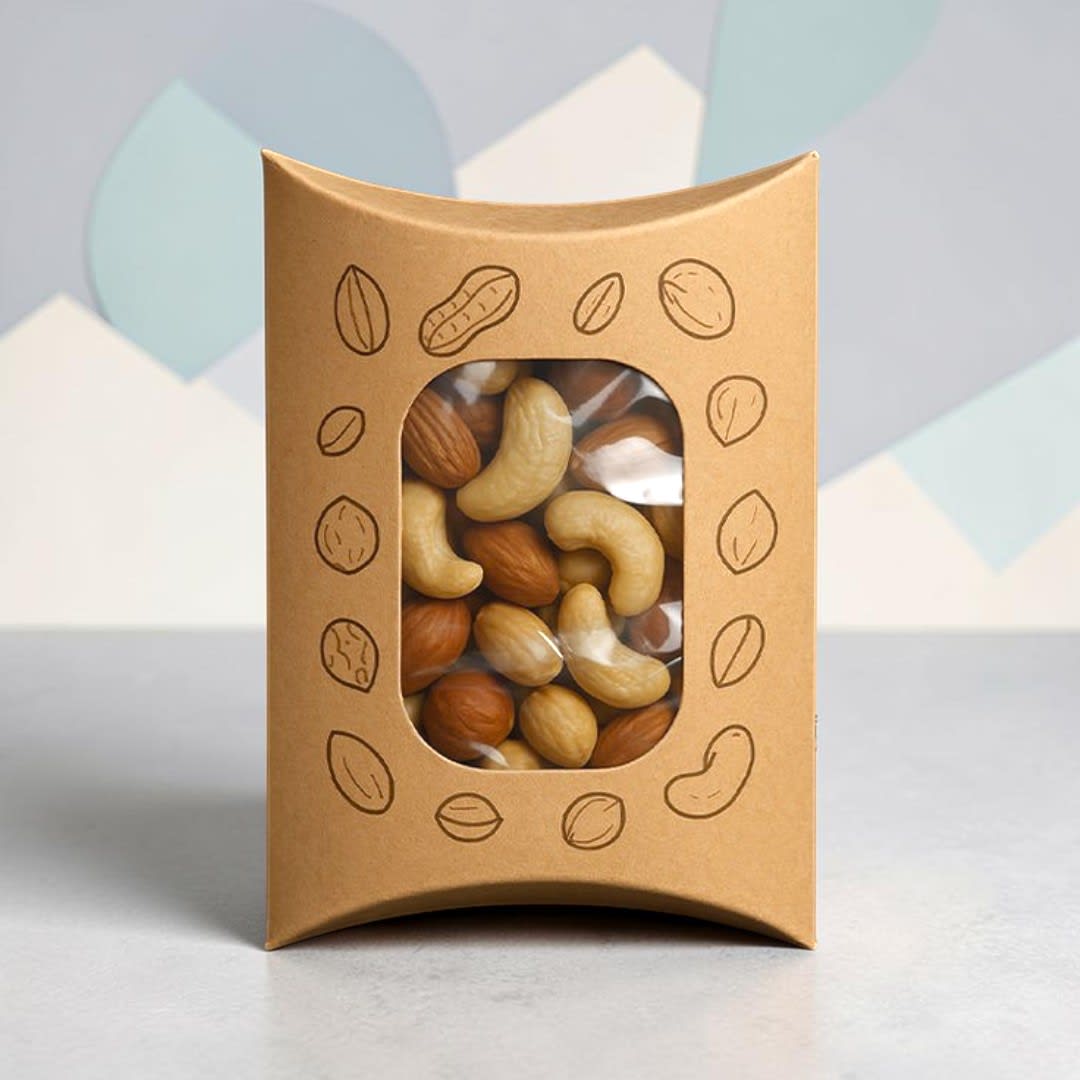 kraft Pillow Boxes — view 1
