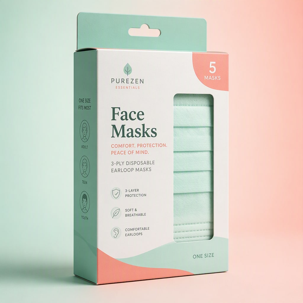 Face Mask Boxes — view 1