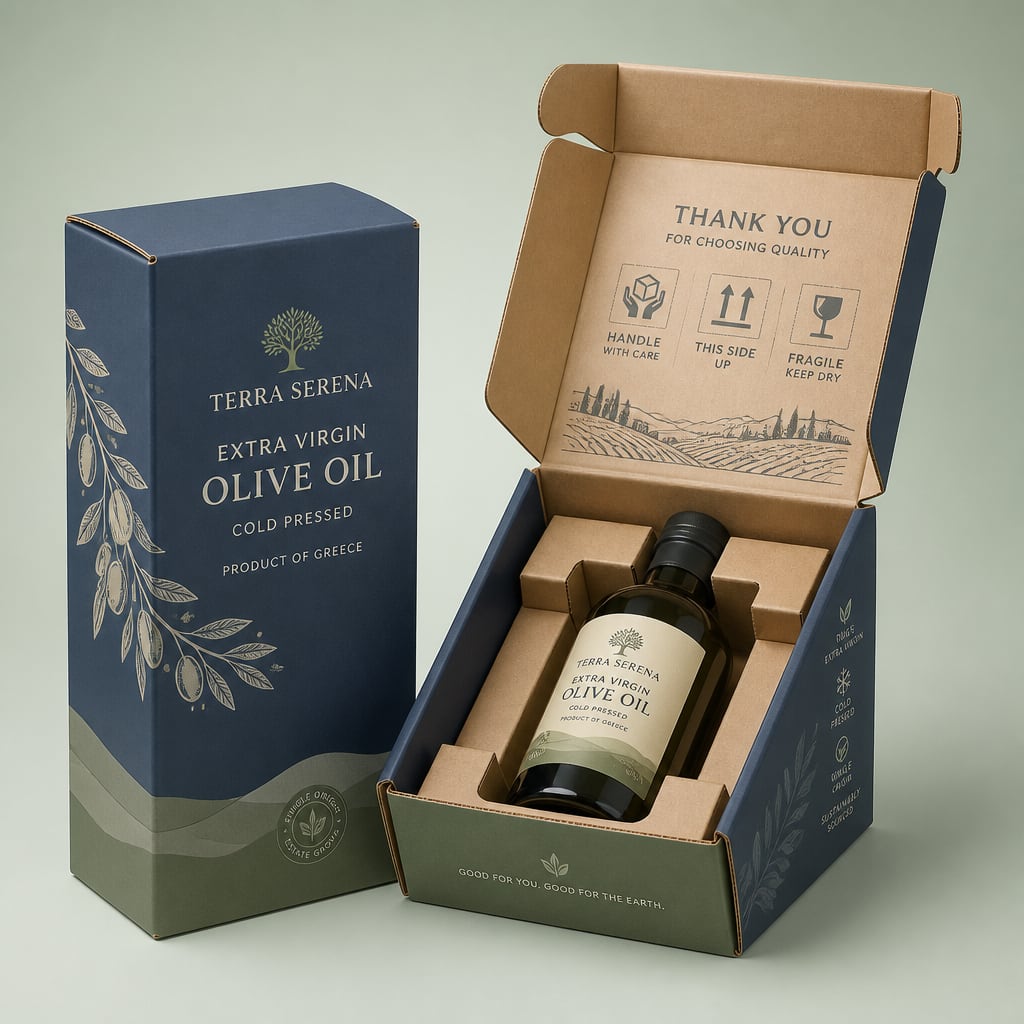 Olive Oil Boxes — view 1