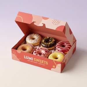 Paper Tray for Donuts 1