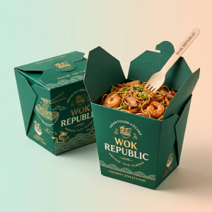 Custom Printed Noodle Boxes 2