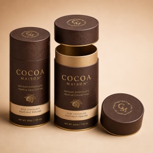 Black Paper Candle Tubes 2