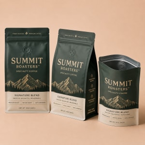 Custom Printed Coffee Bags With Valve 1