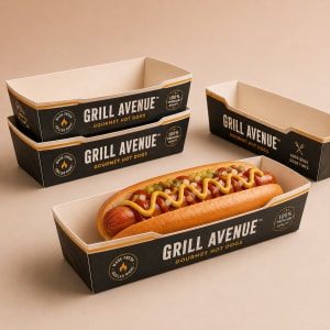 Hot Dog Paper Holders 1