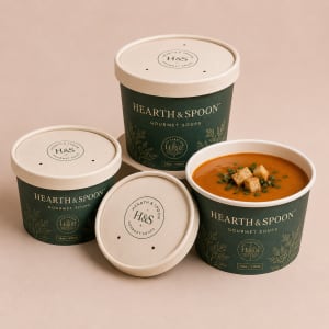Custom Paper Soup Bowls 2
