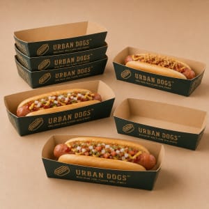Hot Dog Paper Holders 4