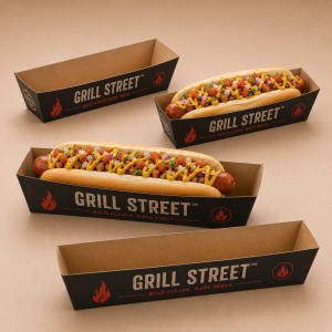 Hot Dog Paper Holders 3