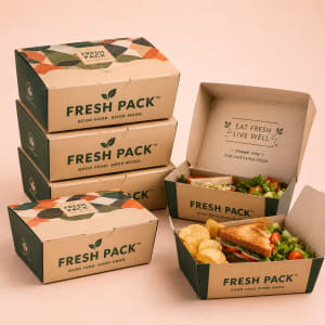 Paper Lunch Box 4