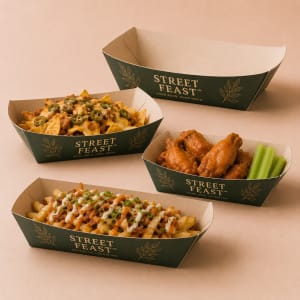 Paper Food Boats 4