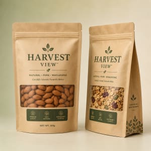 Ziplock Paper Bags with Window 2