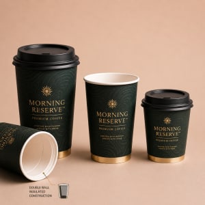 Custom Double Wall Paper Cups 2