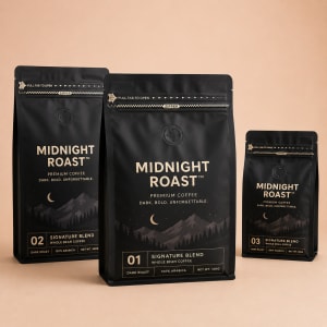 Custom Printed Coffee Bags With Valve 4