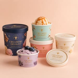 Custom Printed Ice Cream Cups 4