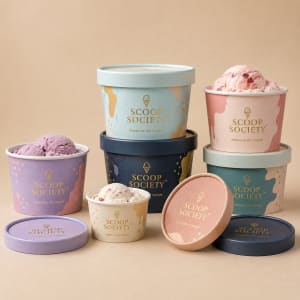 Custom Printed Ice Cream Cups 3