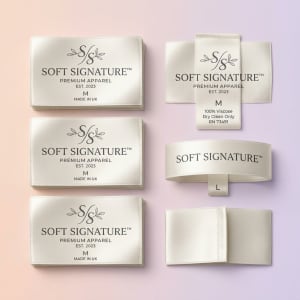 Printed Satin Labels 2
