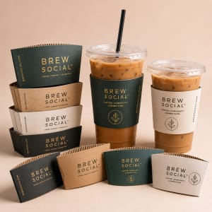 Custom Iced Coffee Cup Sleeve 4