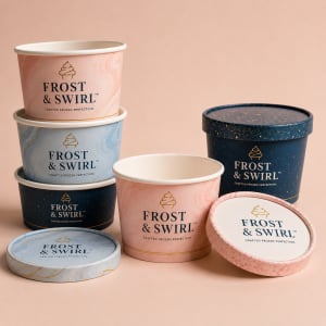 Custom Printed Ice Cream Cups 2