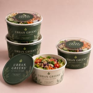 Custom Printed Paper Salad Bowls 4