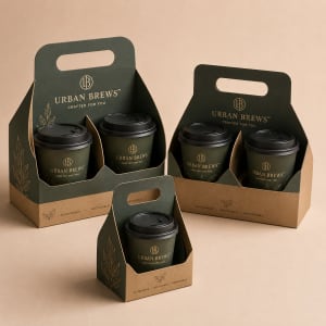 Disposable Paper Cup Holder 4