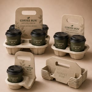 Disposable Paper Cup Holder 2
