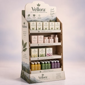 Corrugated Floor Display Stands 4