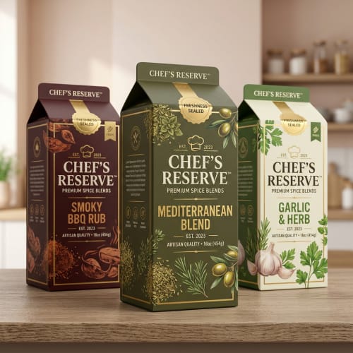Custom Printed Seasoning Packaging