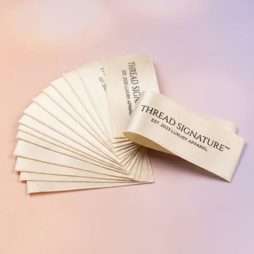 Printed Satin Labels