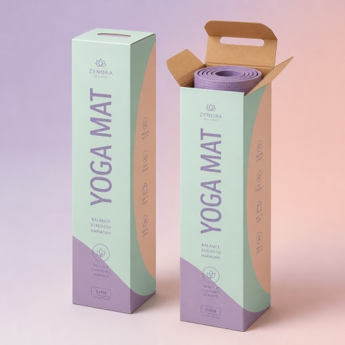 Yoga Mat Packaging Boxes