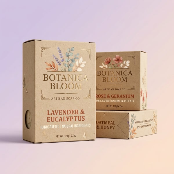 kraft Soap Boxes