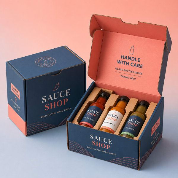 Sauce Bottle Boxes