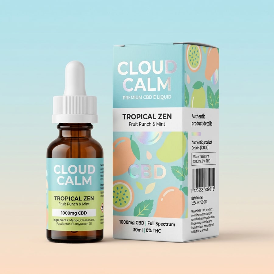 CBD E Liquid Boxes, construction detail