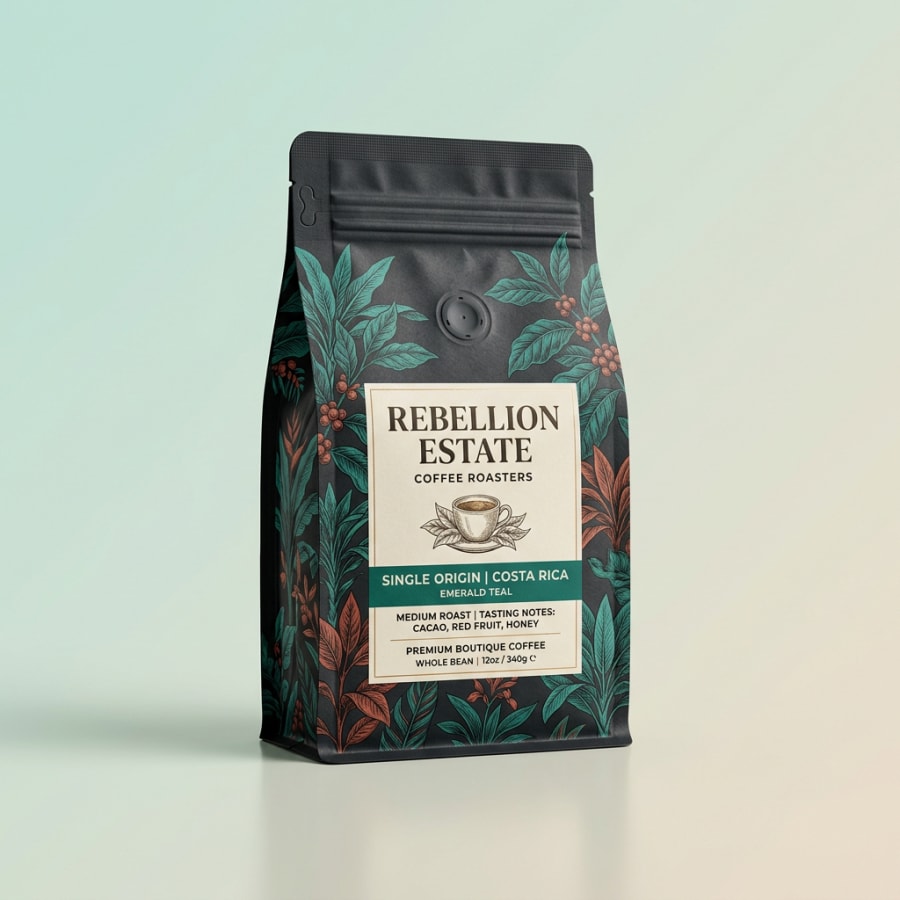 Custom Coffee Boxes, construction detail