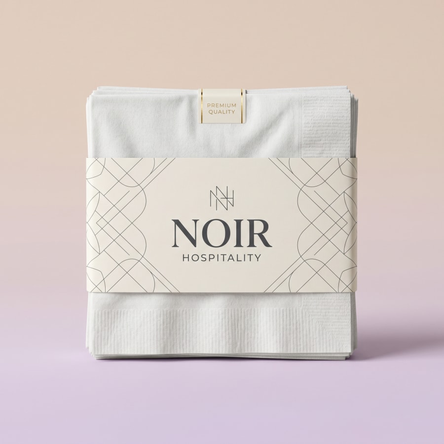 Custom Printed Napkins, construction detail