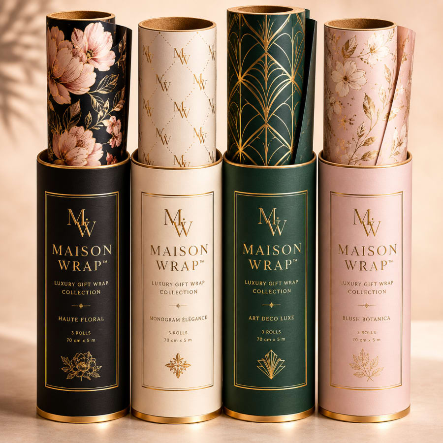 Wrapping Paper Tubes, construction detail