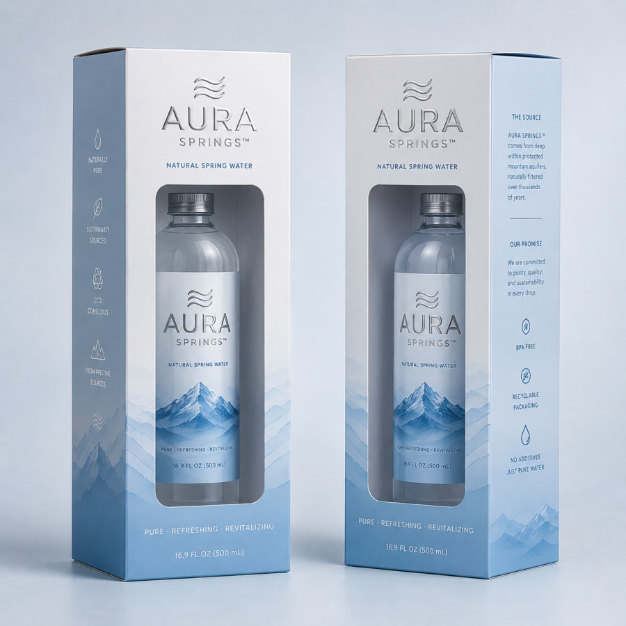 Bottle Packaging Boxes, construction detail