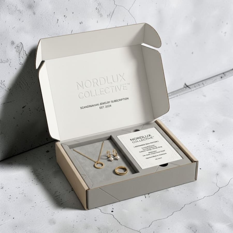 Jewelry Subscription Box, construction detail