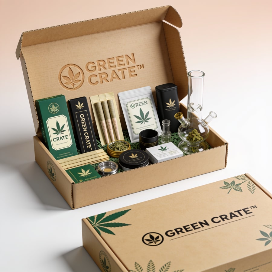 Weed Subscription Box, construction detail