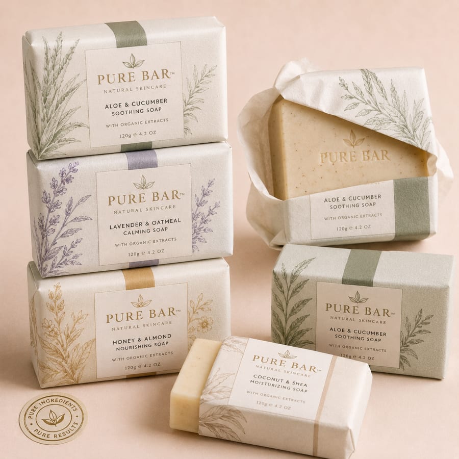 Custom Soap Wrappers, construction detail