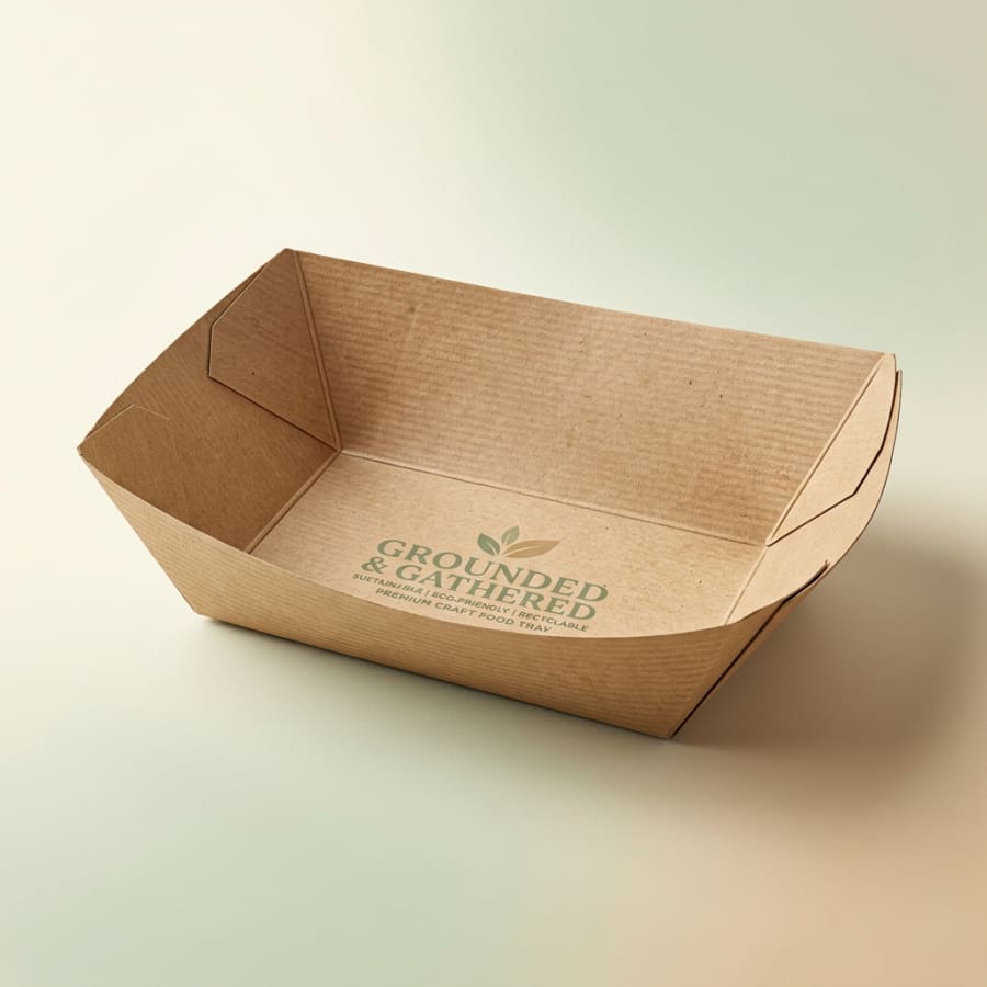 Disposable Paper Food Trays, construction detail