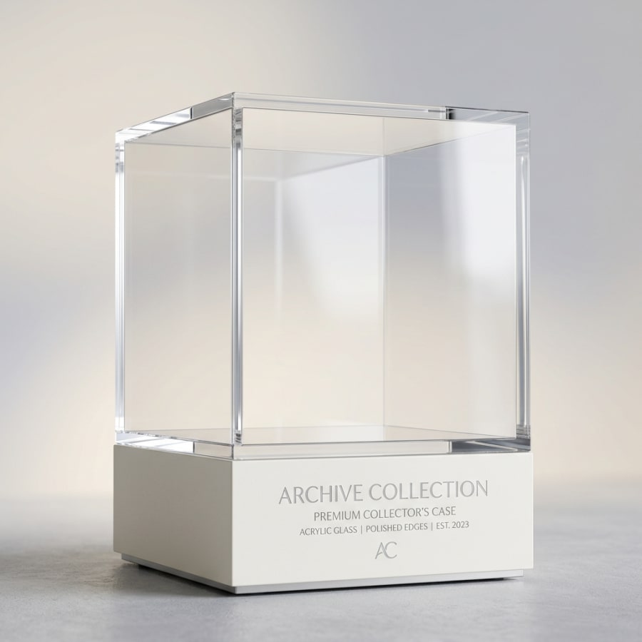 Plexiglass Display Case, construction detail