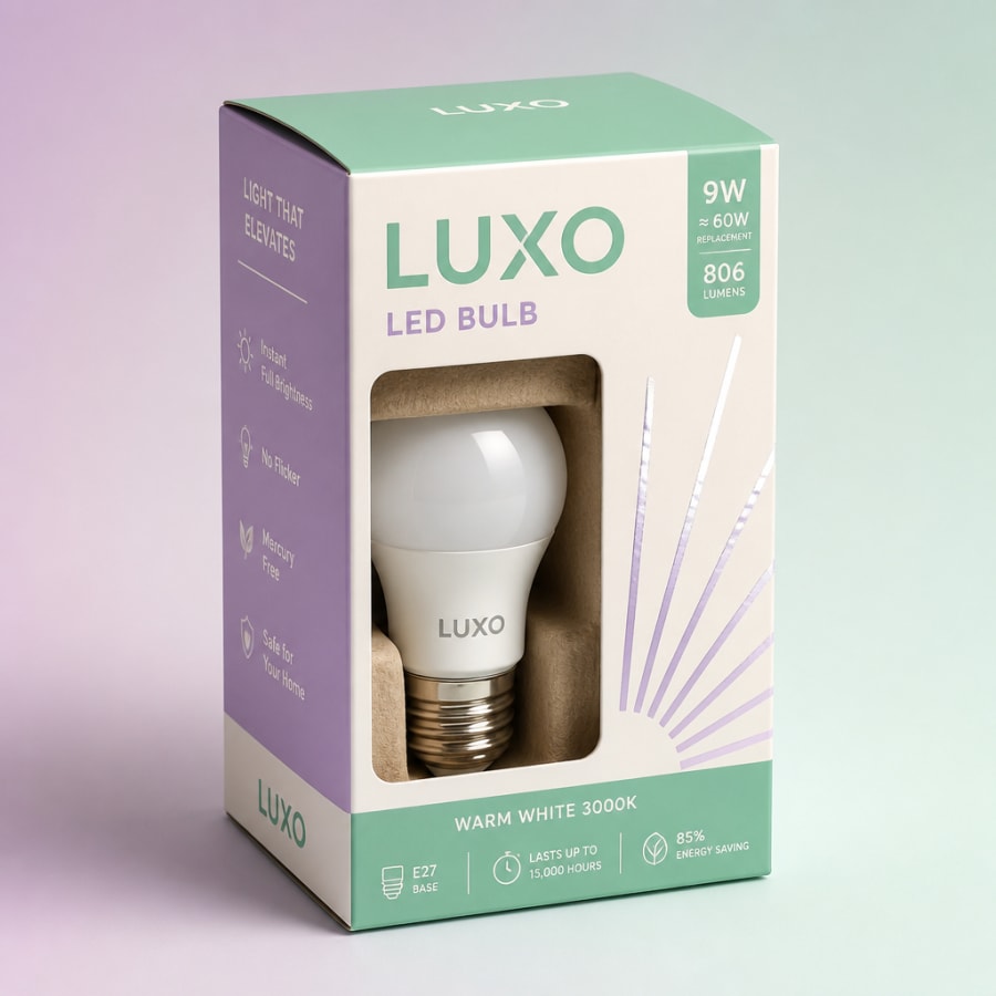 LED Bulb Boxes, construction detail