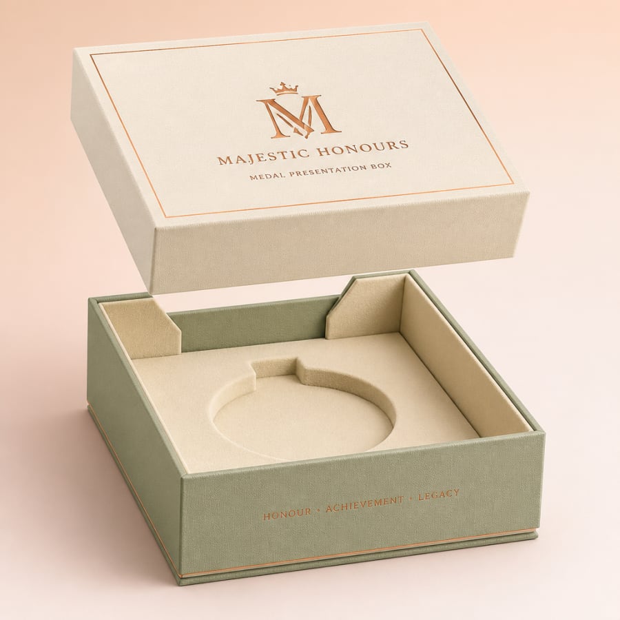 Medal Presentation Boxes, construction detail