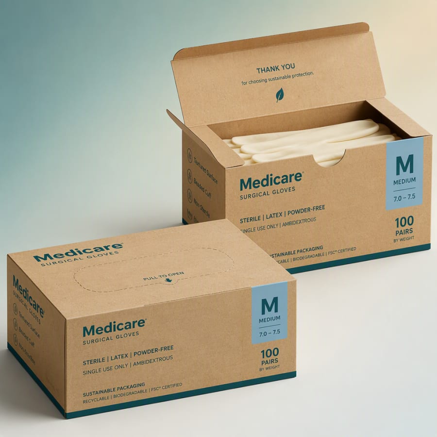 Surgical Glove Boxes, construction detail