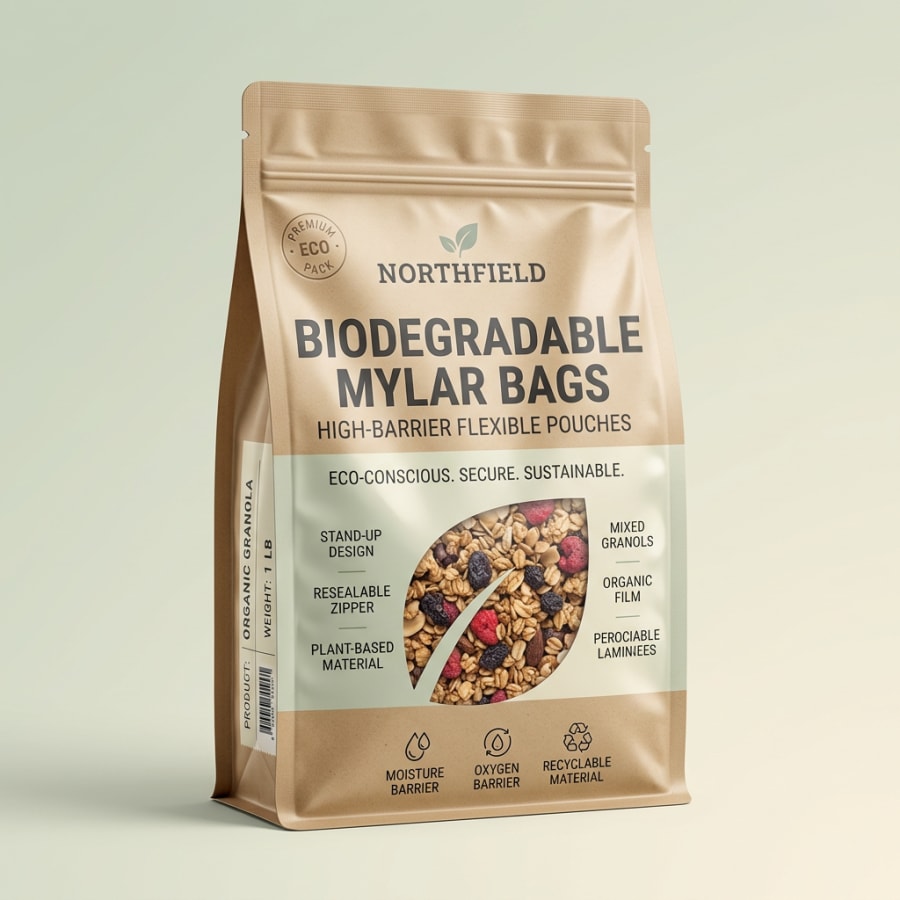 Biodegradable Mylar Bags, construction detail