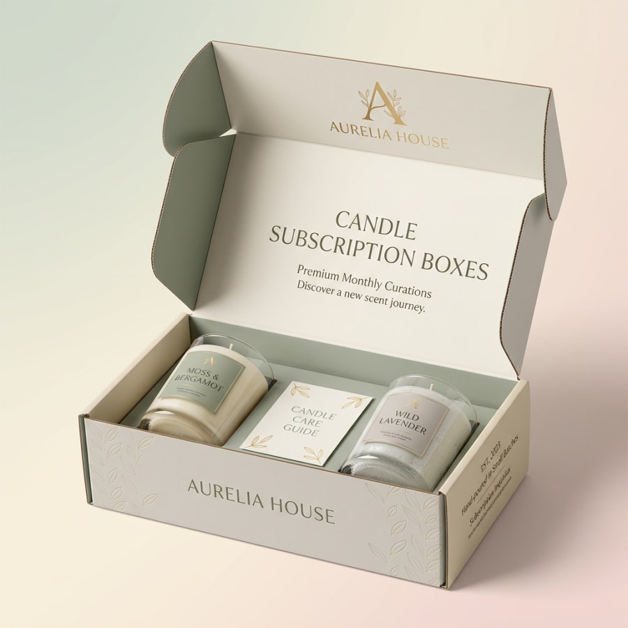 Candle Subscription Boxes, construction detail
