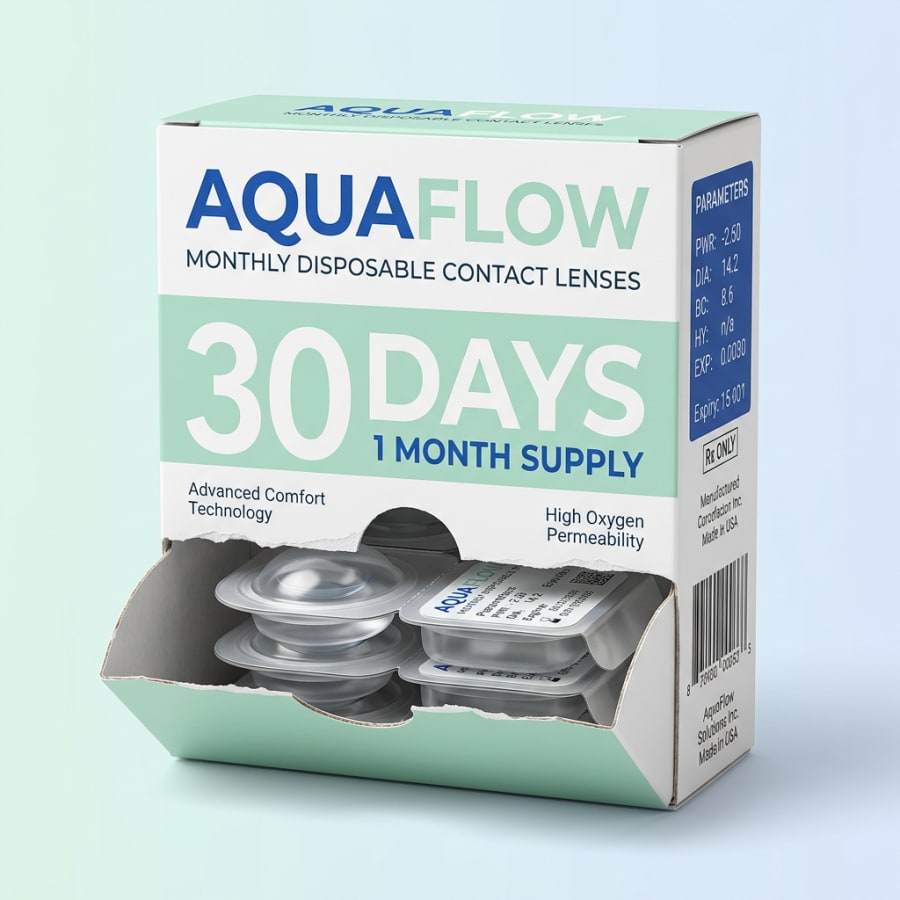 Contact Lenses Boxes, construction detail